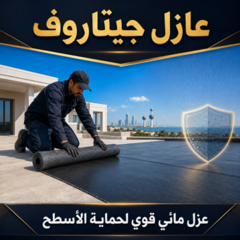 عازل جيتاروف - عازل اسطح - بالكويت📞90941190 - عازل اسطح جيتاروف - عزل اسطح - مقاول عازل - شركة عازل - عوازل - عازل فوم - عازل امريكي - عازل مائي